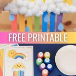 Paper Plate Rainbow Craft - Pinterest Image 3