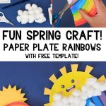 Paper Plate Rainbow Craft - Pinterest Image 4