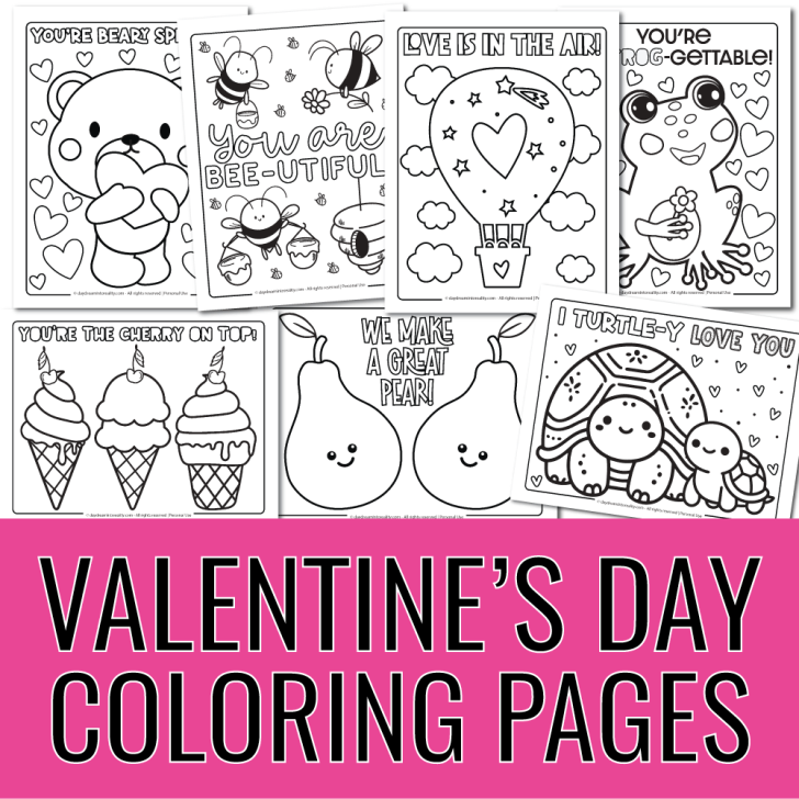 Valentines Day Coloring Pages Featured Image 1:1