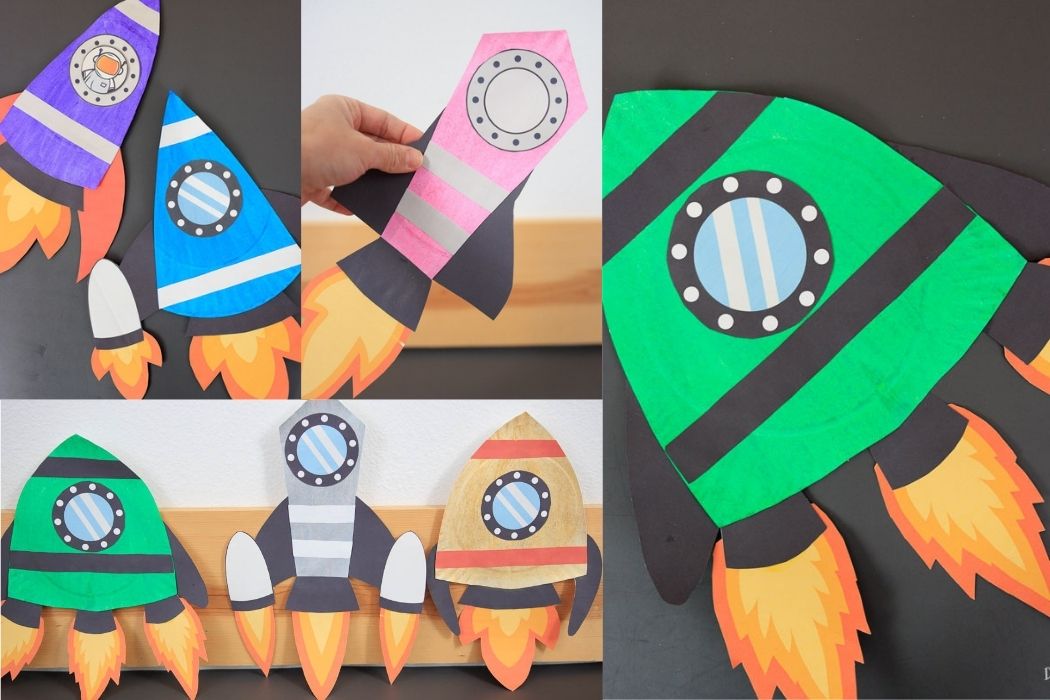 Paper Plate Rocket Ship Craft Featured Image Horizontal