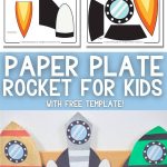 Paper Plate Rocket Ship Craft - Pinterest Image 5