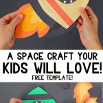 Paper Plate Rocket Ship Craft - Pinterest Image 4