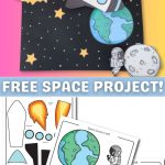 Space Scene Art Project For Kids - Pinterest Image 6