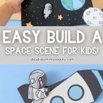 Space Scene Art Project For Kids - Pinterest Image 1