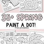 Spring Dot Marker Pages - Pinterest Image 1