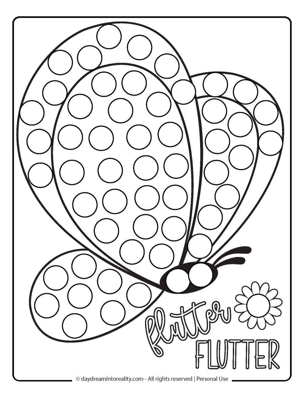 Spring Dot Marker Pages - Flutter flutter butterfly