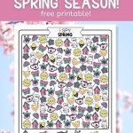 Spring I Spy Free Printable - Pinterest Image 2