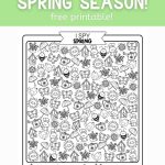 Spring I Spy Free Printable - Pinterest Image 3